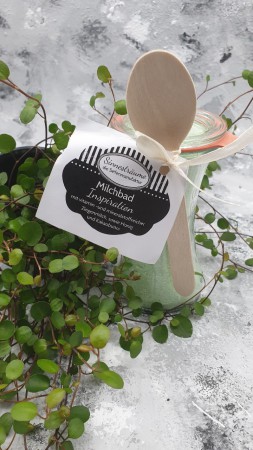 Milchbad Inspiration im Weckglas